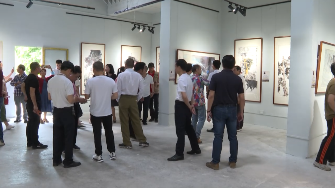 海丰县举办隐舍乡贤书画名家集体回乡作品展