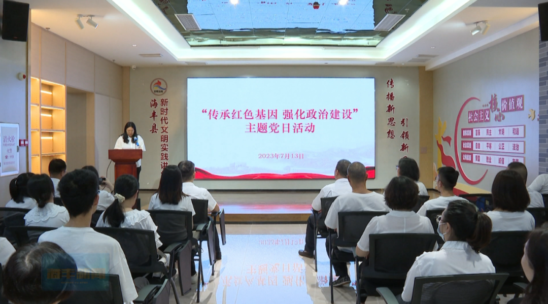 海丰县直工委组织开展“传承红色基因 强化政治建设”主题党日活动 ... ...