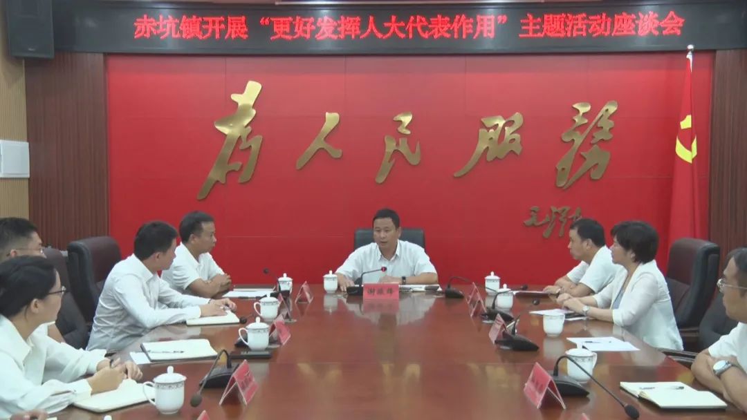 谢振锋到赤坑镇开展“更好发挥人大代表作用”主题活动