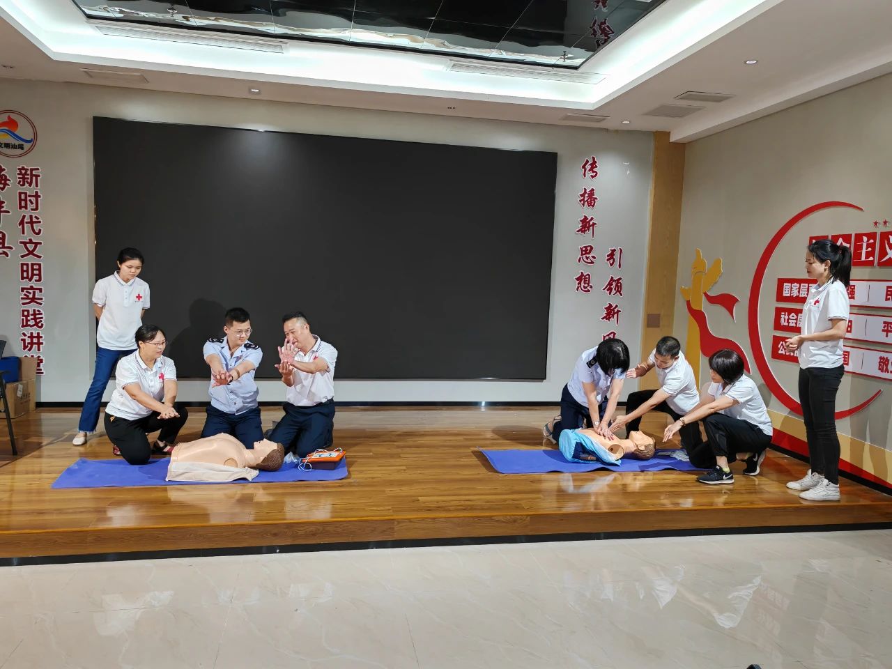 海丰县直工委组织开展应急救护知识培训活动