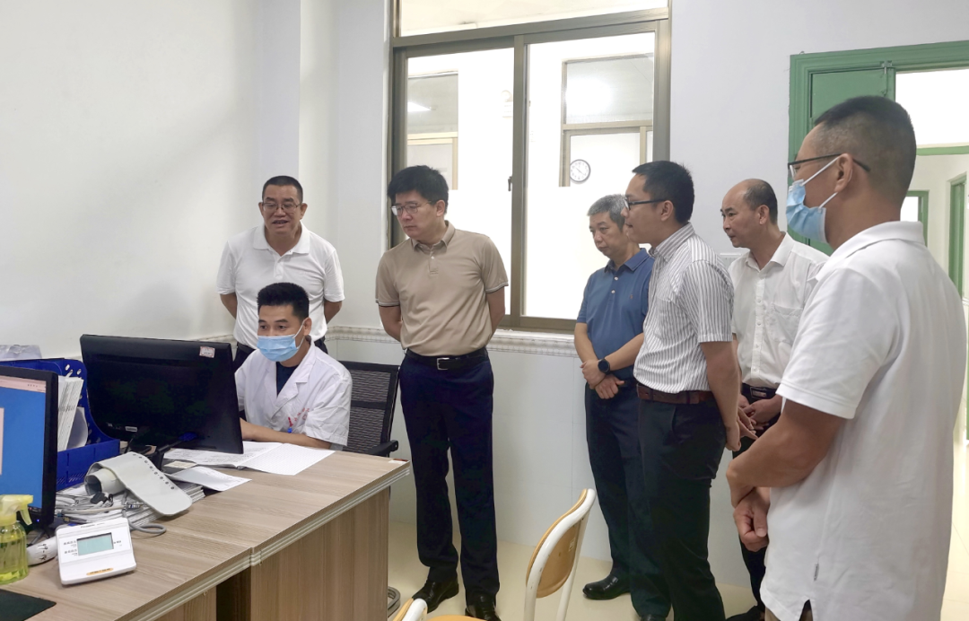 省卫生健康委调研组到汕尾市调研县域医共体信息化建设