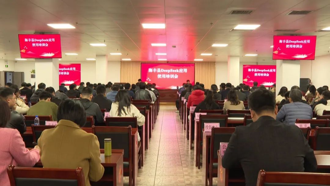 海丰举办DeepSeek应用使用培训 提升AI赋能政务服务能力