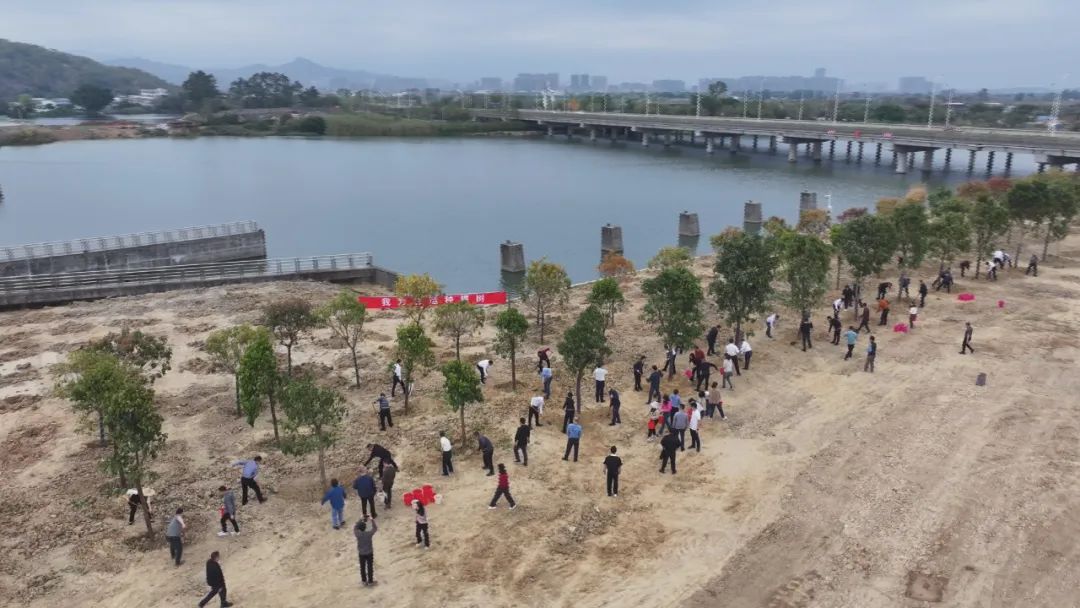海丰开展全民义务植树暨五级林长植树活动