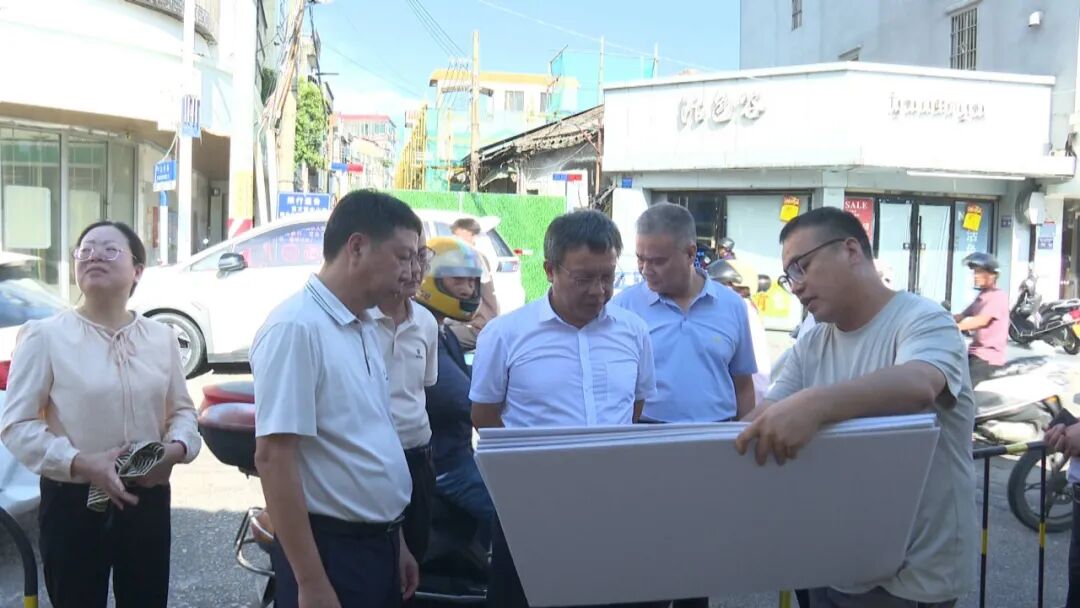 黄宏伟率队到海丰调研城市建设管理工作